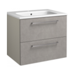 Mēbele ar keramisku izlietni KAME JOY 61x46cm concrete / taupe [EN]