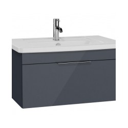 Izlietne ar skapīti VITRA Quadrum 80x50x43cm antracīt krāsā [EN]