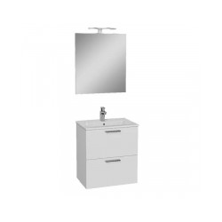 Izlietne ar skapīti VITRA 60x38x59cm baltā krāsā [EN]