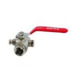 Lodveida ventilis ARCO ar garo rokturi un atgaisotāju i-i 1` PN30