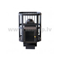 Pirts krāsns KENNET ATLANT 22P, čuguna, panorāma [EN]