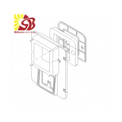 SIME granulu katla durvis