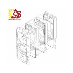 SIME granulu katla čuguna zobs
