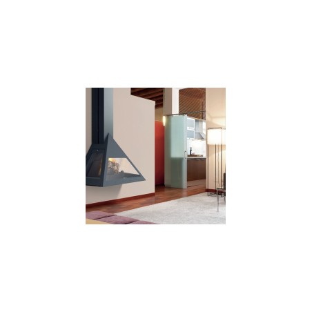 Chazelles KYLEN metāla kamīns (melns vai pelēks)