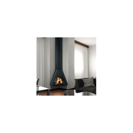 Chazelles VINKLE metāla kamīns (melns vai pelēks)