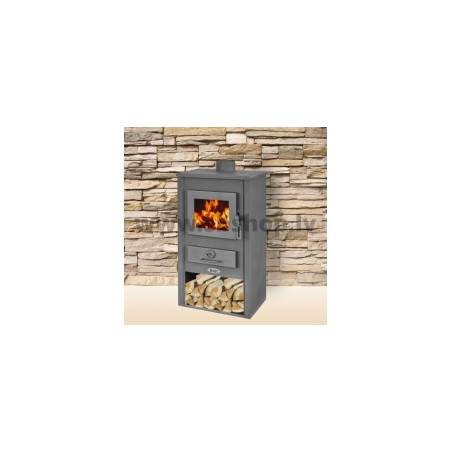 Malkas kamīns BLIST B2 E 12 kW, ar centrālapkuri