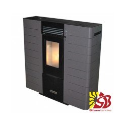 Centrometal granulu kamīns CentroPelet ZS10 S pelēks, 2,92-9,01kW, ar gaisa apkuri