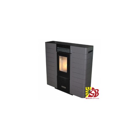 Centrometal granulu kamīns CentroPelet ZS10 S pelēks, 2,92-9,01kW, ar gaisa apkuri [EN]