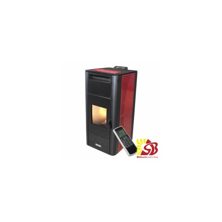 CENTROMETAL granulu kamīns ZV20 C sarkans ar centrālapkuri 5,1/18,46 kW [EN]
