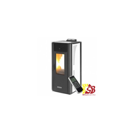 CENTROMETAL granulu kamīns ZV32 B balta  ar centrālapkuri 8,57/30,48 kW [EN]