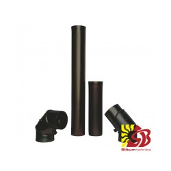 Granulu kamīna dūmvada līkums FI 80mm 45°