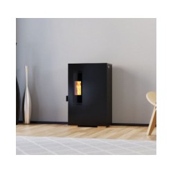 Centrometal granulu kamīns CentroPelet Z5-K, melns 2,6-5,5kW ar gaisa apkuri