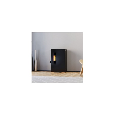 Centrometal granulu kamīns CentroPelet Z5-K, melns 2,6-5,5kW ar gaisa apkuri