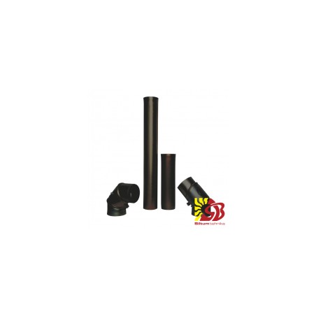 Granulu kamīna dūmvada līkums FI 80mm 90gr