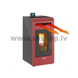 Centrometal granulu kamīns CentroPelet Z16-C, sarkans 3,8-16,3kW ar gaisa apkuri