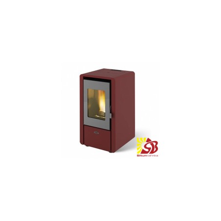 Centrometal granulu kamīns CentroPelet Z6 C, sarkans 2,7-6,15kW ar gaisa apkuri [EN]