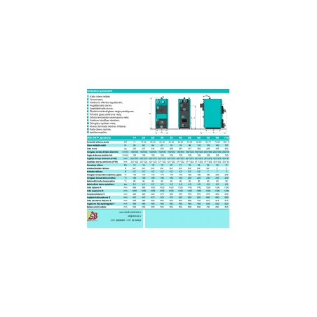 Malkas apkures katli CENTROMETAL EKO CK-P 110