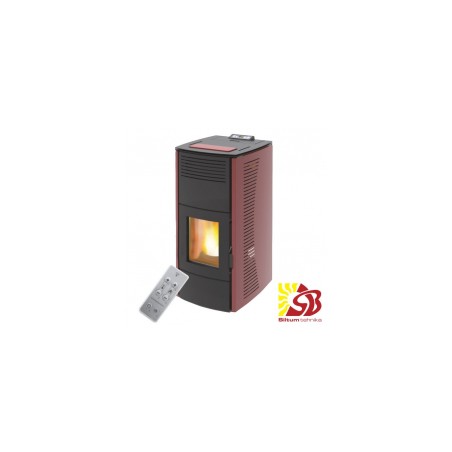 CENTROMETAL granulu kamīns ZV16 C sarkans ar centrālapkuri 4,89/16,1 kW [EN]