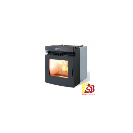 Centrometal granulu kamīns CentroPelet Z13, 5,3-12,89kW, iebūvējams ar gaisa apkuri