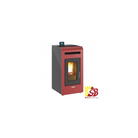 Centrometal granulu kamīns CentroPelet Z14 C sarkans 3,8-13,2kW ar gaisa apkuri [EN]