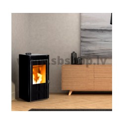 Ecoforest granulu kamīns MOON II melns