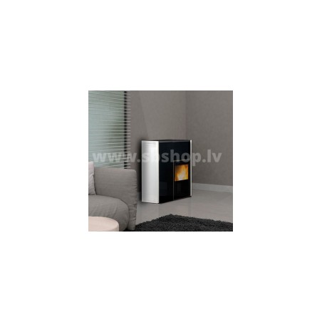 Ecoforest granulu kamīns Hidrocopper 24kW SLIM melns