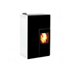 Ecoforest granulu kamīns Hidrocopper 18kW, SLIM balts