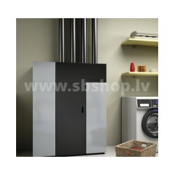 Granulu kamīns Eva Calor FUTURA 18,5 kW, 4 gaisa izvadi