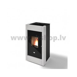 Granulu kamīns Eva Calor BARBARA Serpentino 11,5KW ar gaisa apkuri