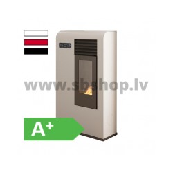 Granulu kamīns Eva Calor ZITA SLIM 7,5 kW balts
