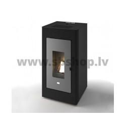Granulu kamīns Eva Calor HYDRO LUISA 12.5 kW + melna