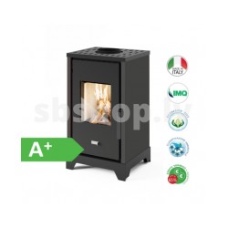 Malkas kamīns Eva Calor LELA 6 kW melns