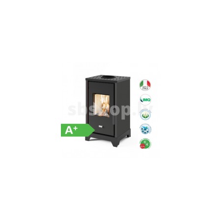 Malkas kamīns Eva Calor LELA 6 kW melns