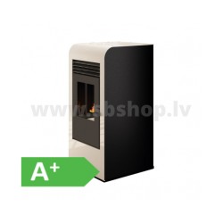 Granulu kamīns Eva Calor GIADA 9,5kW balts