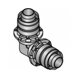 UPONOR Līkums 40x40 met