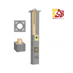 Schiedel RONDO PLUS keramzīta dūmvadi d160 7m