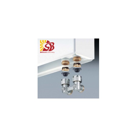 Apakšas pieslēgumi DANFOSS VK stūra RLV-SK [EN]