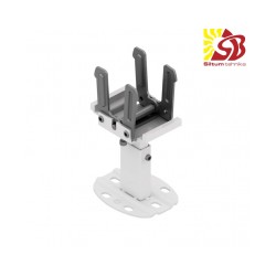 Stiprinājumi grīdas radiatoriem PX3 ar nosegplāksni (iegremdejamie), balti NEW