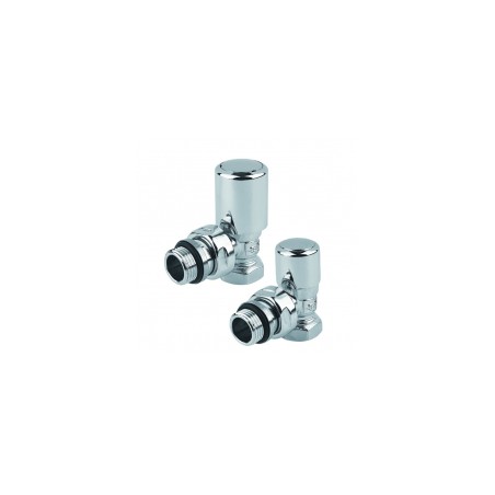 Ventīļu komplekts FIRST 90 grādos 1/2``x1/2`` hromēts [EN]