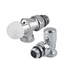 Radiatora Termoventiļu komplekts aksialais LOCK 1/2''x1/2'' hroms BEZ TERMOGALVAS [EN]