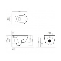 HATRIA FUSION pods piekarināms ar Soft Close SLIM vāku AKCIJA [EN]