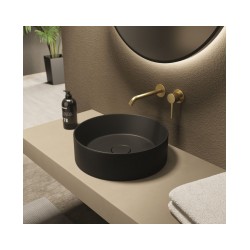 Izlietne HAPPY HOUR 7:00S, D44x15cm, melna matēta [EN]