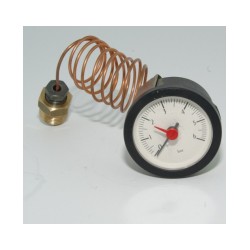 W Manom. ar kapilāru 6bar D52mm 1/2 1m