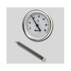 W Termometrs ar atsp. 63mm 120C