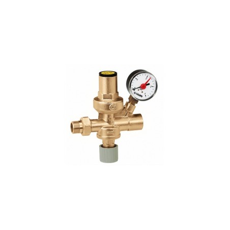 Piepildes ventīlis 1/2 CALEFFI ar manometru