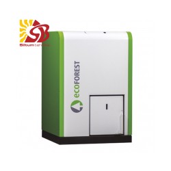 ECOFOREST granulu apkures katls CANTINA COMPACT 12kW ar nerūsējošā tērauda siltummaini