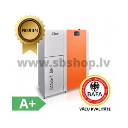 HKS LAZAR Granulu apkures katli Smartfire 22kW ar 150L bunkuru