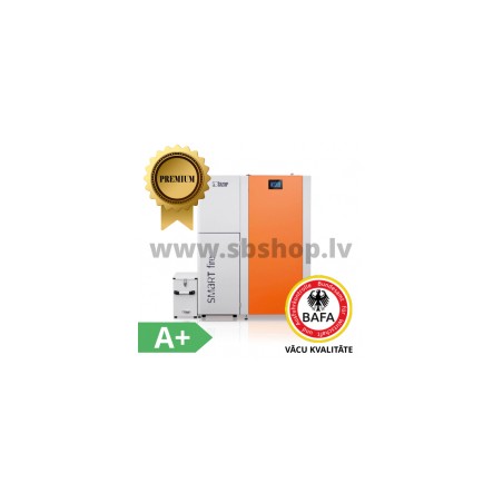 HKS LAZAR Granulu apkures katli Smartfire 22kW ar 240L bunkuru