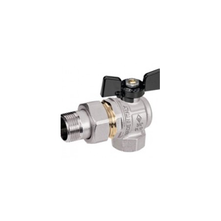 Ventīlis BUGATTI ar izjaucamo savienojumu 90G 1/2" ar tauriņa rokturi