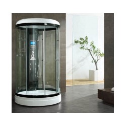 Masāžas kabīne AE0610 NAVI (balta) ar tvaika pirti AKCIJA